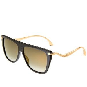 Jimmy Choo Chic Black and Gold Sunglasses for women.